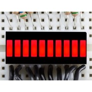 10 Segment Light Bar Graph LED Display - Red