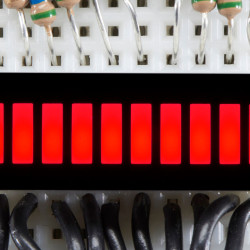 10 Segment Light Bar Graph LED Display - Red