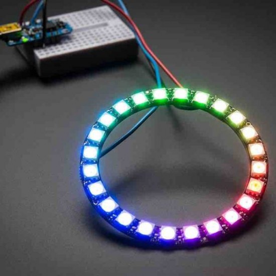 LED Ring 24 x WS2812 5050 RGB with integrated drivers