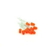 Diffused Orange 5mm LED (25 Pack)