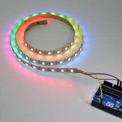 NeoPixel Digital RGB LED Strip 60 LED/m 5 Meter - WHITE (Non Waterproof)