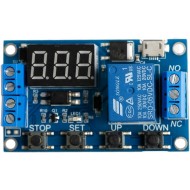 6-30V Adjustable Relay Timer Cycle Module Switch Trigger Time Delay Circuit Board