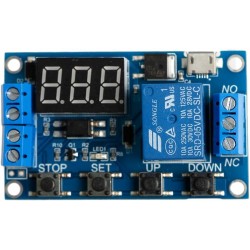 6-30V Adjustable Relay Timer Cycle Module Switch Trigger Time Delay Circuit Board