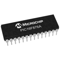 PIC16F876A-I/SP Microcontroller, 28 DIP, 20 MHz