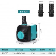 Submersible Water Pump 220V 25W