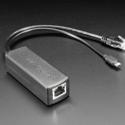 PoE Splitter with MicroUSB Plug - Isolated 12W - 5V 2.4 Amp
