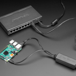 PoE Splitter with MicroUSB Plug - Isolated 12W - 5V 2.4 Amp