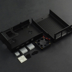 Aluminum Case for Raspberry Pi 4 (with Heatsink & Fan)