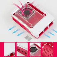 Raspberry Pi 5 Case - Red/White