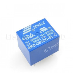 RELAY 6V DC SPDT POWER RELAY