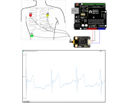 Analog Heart Rate Monitor Sensor (ECG) For Arduino