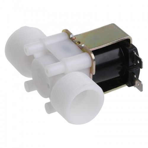 3/8" 24VDC Hose Barb Electric Solenoid Valve - Normally Closed, Gravity Feed/Dispensing Type