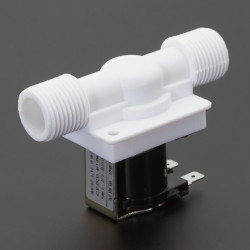 Plastic Water Solenoid Valve - 12V - 1/2" (Minimum pressure requirement)