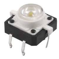Tactile Push Button with White Led