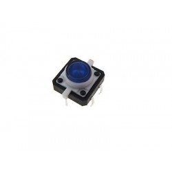 Tactile Push Button with Blue Led