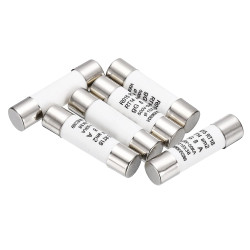 1A 10x38mm Ceramic Cartridge Fuse - 500V 50kA