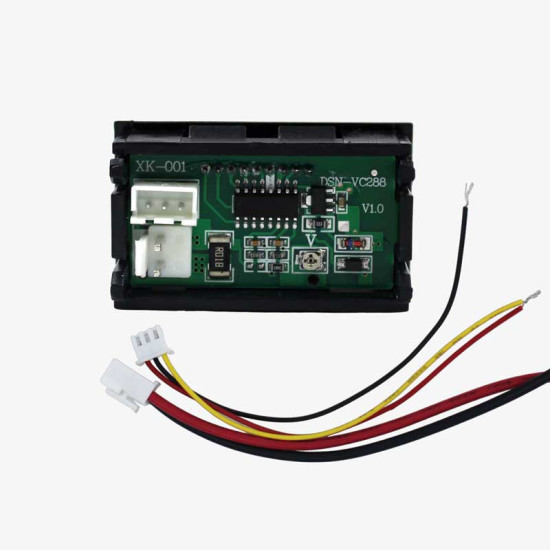 Digital Voltmeter Ammeter Dual Display 10A, 0-100VDC Digital Voltmeter Ammeter Dual Display 10A, 0-100VDC