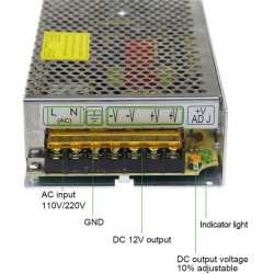 12V 15A 180W Switch Mode LED Power Supply