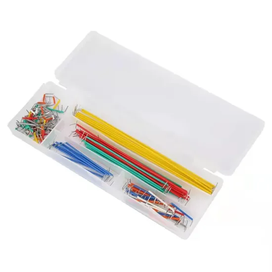 140-Piece U-Shaped Pre-Formed Breadboard Jumper Wire Kit 140-Piece U-Shaped Pre-Formed Breadboard Jumper Wire Kit