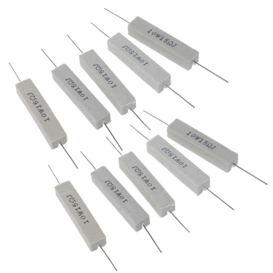 15 ohm 10 Watt Wirewound Resistor 15 ohm 10 Watt Wirewound Resistor