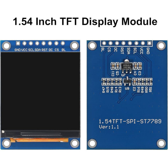 1.54 Inch 240x240 SPI TFT LCD Display Module (ST7789 Driver) 1.54 Inch 240x240 SPI TFT LCD Display Module (ST7789 Driver)