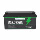 24V 100Ah LiFePO4 Battery Pack with Built-In BMS and Bluetooth 24V 100Ah LiFePO4 Battery Pack with Built-In BMS and Bluetooth