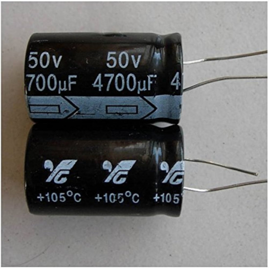 4700uF 50V Radial Aluminum Electrolytic Capacitor