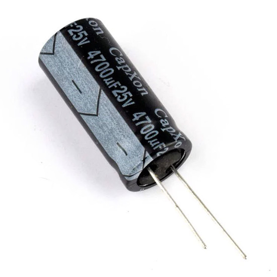 4700uF 25V Radial Electrolytic Capacitor