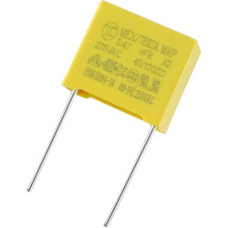 Safety Capacitor X2 0.47uF 275V P15 Safety Capacitor X2 0.47uF 275V P15