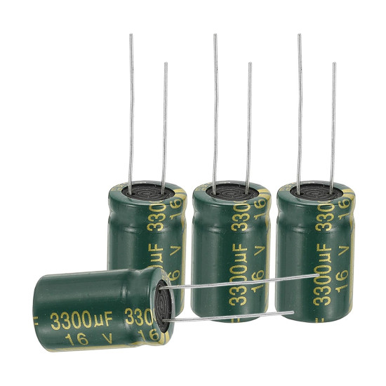 3300uF 16V Radial Aluminum Electrolytic Capacitor