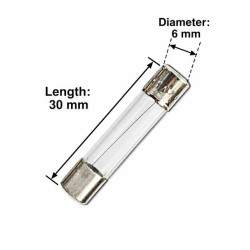 Glass Fuse 6x30mm 10A 250V
