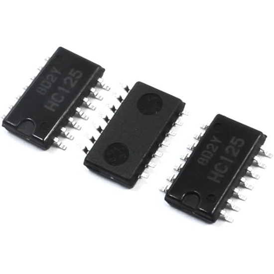 74HC125D - IC, BUFFER, CMOS, SMD 74HC125D - IC, BUFFER, CMOS, SMD