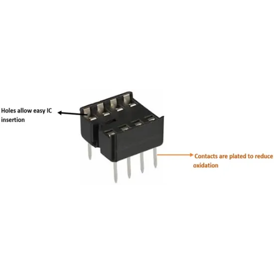 8 Pin DIP IC Socket