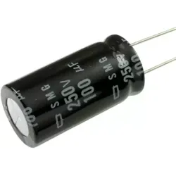 100uF 250V Radial Aluminum Electrolytic Capacitor
