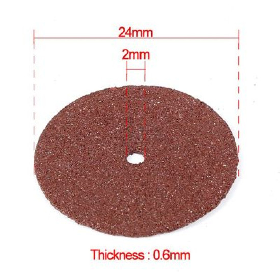 36-Piece Reinforced Rotary Cutting Discs 24mm