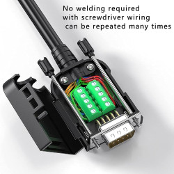 DB9 Male Connector Solder Cup