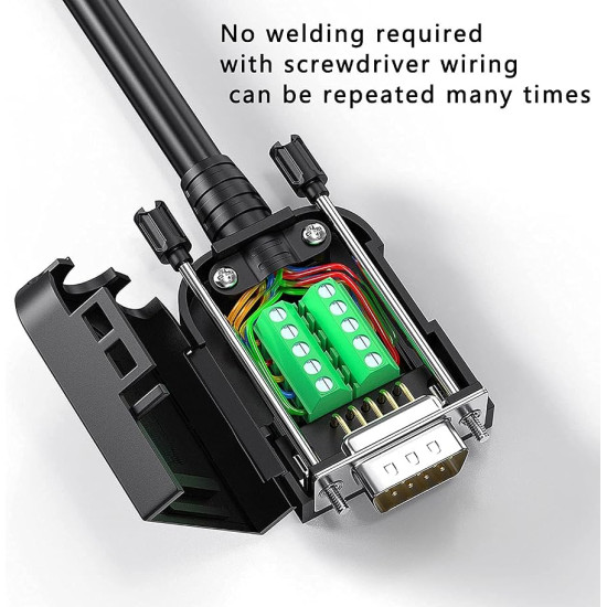 DB9 Male Connector Solder Cup DB9 Male Connector Solder Cup