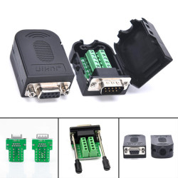 DB9 Male Connector Solder Cup