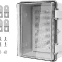 IP65 ABS Waterproof Junction Box with Transparent Lid (150x100x70mm)