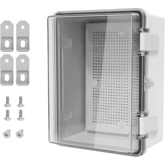IP65 ABS Waterproof Junction Box with Transparent Lid (150x100x70mm)