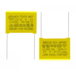 Safety Capacitor X2 0.22uF 275V P10