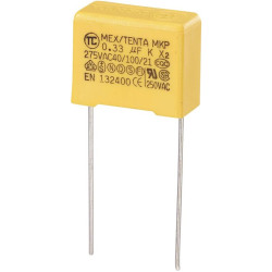 Safety Capacitor X2 0.33uF 275V P10