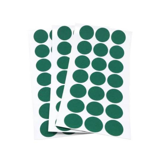 18650 Solid Battery Insulation Gasket - Green Adhesive Paper