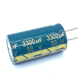 3300uF 50V Radial Aluminum Electrolytic Capacitor