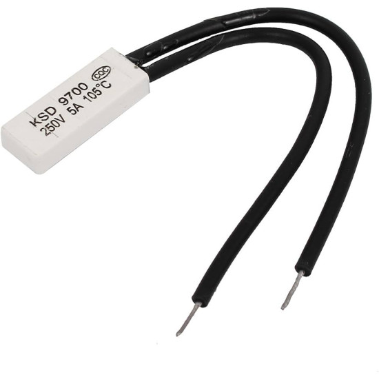 KSD9700 250V 5A 50℃ Plastic Thermostatic Temperature Sensor Switch NO KSD9700 250V 5A 50℃ Plastic Thermostatic Temperature Sensor Switch NO