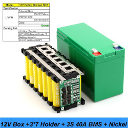 Lithium Battery PACK - FULL COMBO DIY KIT - 12V (17.5 Ah) - 21 BATTERIES INCLUDED - (UNASSEMBLED)