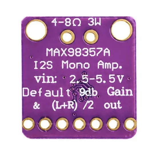 MAX98357A I2S Class-D Audio Amplifier Module MAX98357A I2S Class-D Audio Amplifier Module