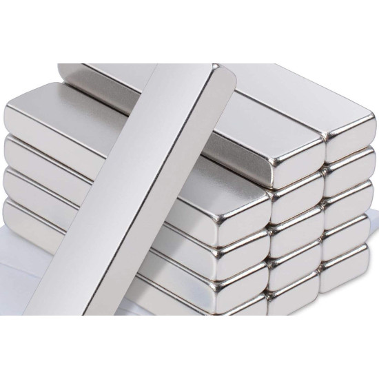 N52 Rectangle Neodymium Magnet (40mm x 10mm x 4mm)