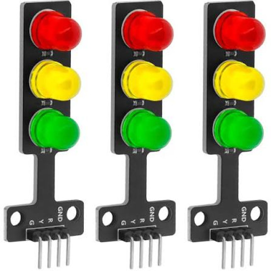 8mm LED Traffic Light Module for Arduino