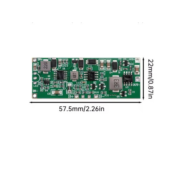 DC 12V 36W 3A Fast Charging/ Discharging Uninterruptible Power Supply - for 3S 18650 Lithium Automatic Switching